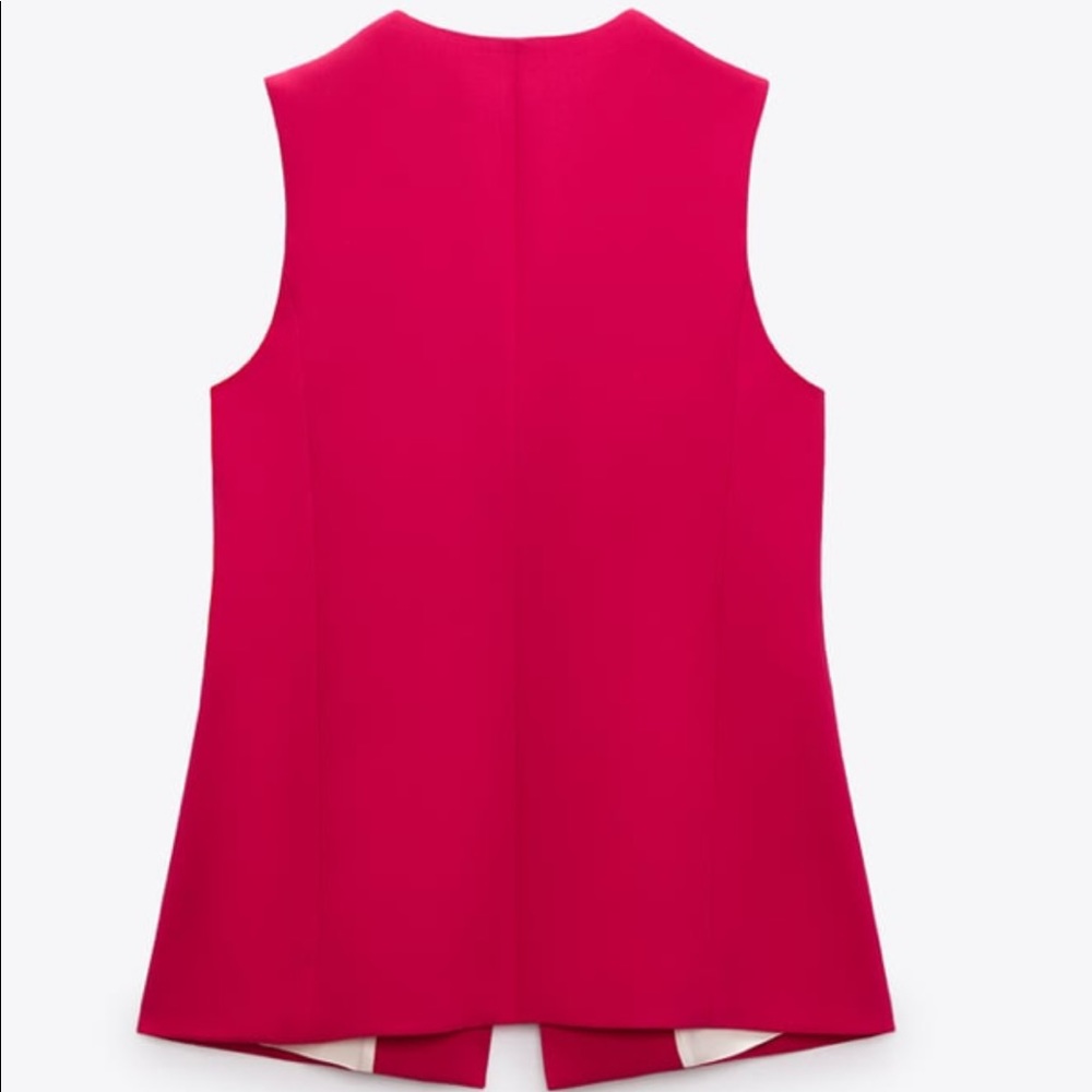 Zara long buttoned vest style dress - Picture 6 of 8
